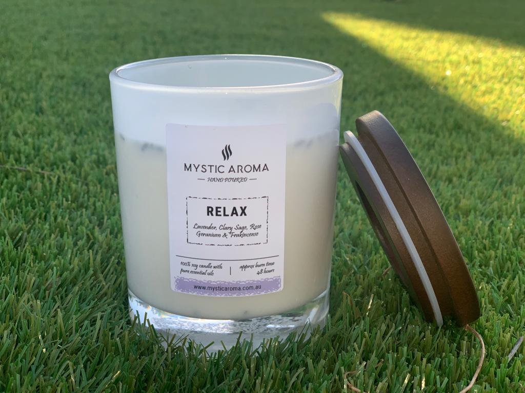 Big Candle Relax to Mystic Aroma Melbourne Victoria